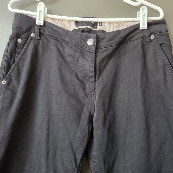 Wildfang Utility Cargo Pants Black Women's Size Large Straight Leg Workwear - Picture 2 of 9